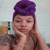 African Scarfs for Women Head Wraps Stretch Turban Jersey Bun Styles Headbands Purple for High Ponytails view 4