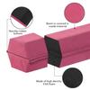 FBSPORT 8ft Balance Beam Folding Gymnastics Beam Foam Balance Floor Beam Equipment for Kids Adults, Suede Cover Anti Slip Base with Carry Bag for Home School Gym Training, Pink view 4