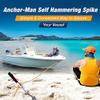 Anchor-Man Beach Spike Sand Anchor for Boat, Heavy-Duty Sand Spike Boat Anchor Pole, Marine-Grade Beach Anchor for Jet Ski, and Pontoon - Small (52-9.6 Lbs) view 3