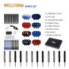 WELLFORM Darts Metal Tip Set,12 Pack 26 Grams Steel Tip Darts Set-Professional Metal Darts for Dartboard, with Non-Slip Iron Barrel, Aluminum Shafts, Extra Flights, Dart Sharpener & Wrench, Gift Box view 3