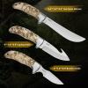 GVDV Hunting Knife Set - 15 Pieces Field Dressing Kit, Portable Deer Hunting Gear Butcher Game Processing Kit and Accessories, Hunting Knife Kit for Men Hunter view 3