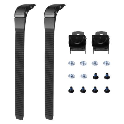 Homoyoyo 2Pcs Inline Skate Strap Replacement, Skate Parts Adjustable Roller Brake Replacement for Inline and Quad Energy Buckles with Screws Nuts Suit for Men Women Boys Girls 11X0.98X0.47In