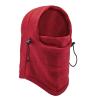 Fleece Windproof Ski Face Mask Balaclavas Hood (Burgundy) view 2