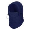 Fleece Windproof Ski Face Mask Balaclavas Hood (Navy Blue) view 4