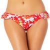 California Sunshine Swim Small Junior Ruffle Bikini Bottom $19 Red S view 1