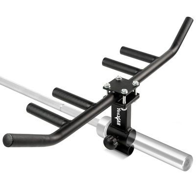 Yes4All 550lbs Multi Grip Rowing Handle, T Row Attachment for Muscle Training - Premium Steel 1 inch & 2 inch Bar Compatibility, Any Height Fit, Superior Grip