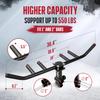 Yes4All 550lbs Multi Grip Rowing Handle, T Row Attachment for Muscle Training - Premium Steel 1 inch & 2 inch Bar Compatibility, Any Height Fit, Superior Grip view 3
