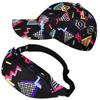 Sotiff 2 Pcs Retro 80s 90s Outfits for Women Men 80s Fanny Pack and Hat 90s Costumes Adjustable Waist Bag Bucket Hats for Themed Party(Classic Style) view 1
