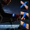 Simket Reflective LED Armband Rechargeable for Running(2 Pack), Running Lights for Runners, Running Lights, High Visibility Reflective Running Gear Adjustable Light Up Arm Bands for Men Women Kids view 4