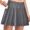 Elastic Women Inner Golf Skirts Skorts Tennis Shorts Sports Skirt Red Dot Skirt with Pockets view 3