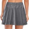 Elastic Women Inner Golf Skirts Skorts Tennis Shorts Sports Skirt Red Dot Skirt with Pockets view 4