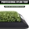 CHAMPKEY Premium Synthetic Turf Golf Hitting Mat | Heavy Duty Rubber Base Golf Practice Mat | Come with 1 Rubber Tee and 9 Plastic Tees (S (8.5" x 17"), PRO Version) view 4