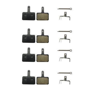 4 Pairs Resin Bike Disc Brake Pads for TRP Tektro Shimano Deore Br-M575 M525 M515 T615 T675 M505 M495 M486 M485 M475 M465 M447 M446 M445 M416 M415 M395 M375 M315 M355