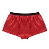 YiZYiF Men's Silky Satin Boxers Shorts Summer Loose Underwear Lingerie Shorts Red XX-Large view 3