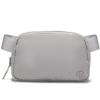 Pander Unisex Belt Bag Fanny Pack for Women with Adjustable Strap, Small Waist Pouch for Workout Running Traveling Hiking (Seal Grey). view 1