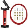 BESNIN 2 in 1 Hose Cutter and Needle Insert Tool Hydraulic Hose Fitting Insert Tool and Hydraulic Brake Hose Hydraulic disc Brake hose2.5M red Combo Pack view 1