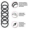 10PSC Upgraded Thickened Rustproof 304 Stainless Steel Key Rings 1 Inch/25mm for Car Keys DIY Durable for Outdoor Use, Black view 3
