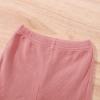 Infant Girls Long Sleeve Solid Ribbed Tops And Flare Pants Outfits Baby Stuff for Girls (Pink, 12-18 Months) view 4
