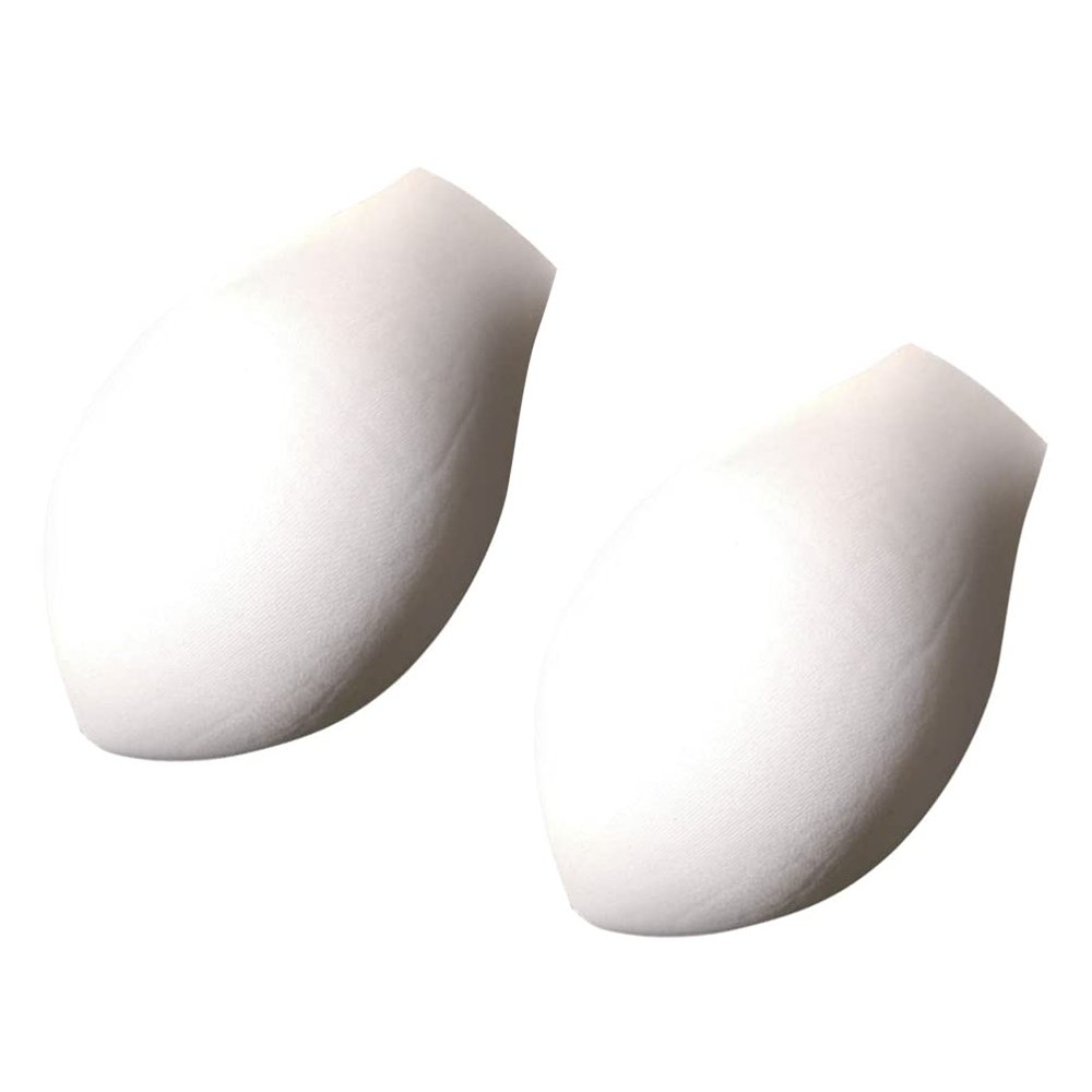 GALPADA Underwear Bulge Enlarge Enhancing Cup Sponge Pad Swimwear Briefs Pad for Swimming Shorts- 2pcs White