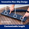 NORTHGEAR Dock Line Chafe Guards 2 Pack  24 Ultra-Strong Chafing Guard Sleeves, UV Resistant, Non-Slip Rope Protection for Boat Dock & Mooring Lines - Black view 4