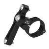 Bicycle Bottle Cage, Adjustable Compatible Bicycle Handlebars Seatpost Fork Aluminum, Alloy Mount Adapter, Easy to Mount Stroller Bike Wheelchair Motorcycle Electric Vehicle MTB (Black) view 3