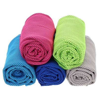 LIFKOME 5pcs Cooling Towels for Sports Quick-Drying Ice Towel for Gym Workout Yoga Running Fitness Hiking Camping for Hot Weather Activities