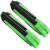 1 Pair Bike Pedal Straps Adjustable Bicycle Feet Straps Bicycle Pedal Straps Cycling Adhesive Pedal Toe Clips Straps Belt Tape for Fixed Gear Bike Peloton Bike Mountain Bicycles, Green view 1