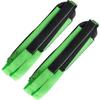 1 Pair Bike Pedal Straps Adjustable Bicycle Feet Straps Bicycle Pedal Straps Cycling Adhesive Pedal Toe Clips Straps Belt Tape for Fixed Gear Bike Peloton Bike Mountain Bicycles, Green view 2