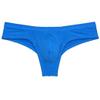 Mens Modal Bikini Boxer Briefs Underwear Male Comfy Enhance Bulge Pouch Brazilian Bikini Lake Blue M view 1