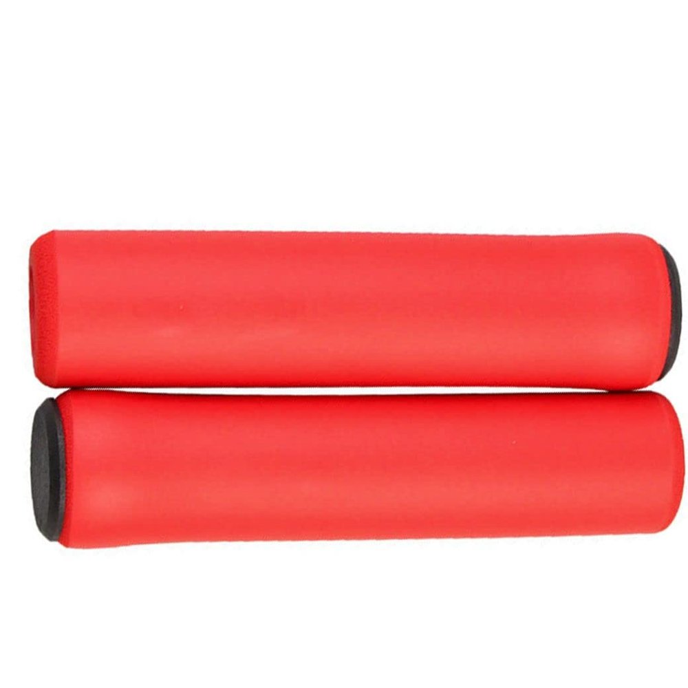 1 Pair Bike Handlebar Grips Bicycle Handle Grips Folding Bike Grips Comfortable Ergonomic Soft Foam Sponge Bike Grips Handlebar Adults for Mountain, MTB, BMX, Beach Cruiser, Scooter