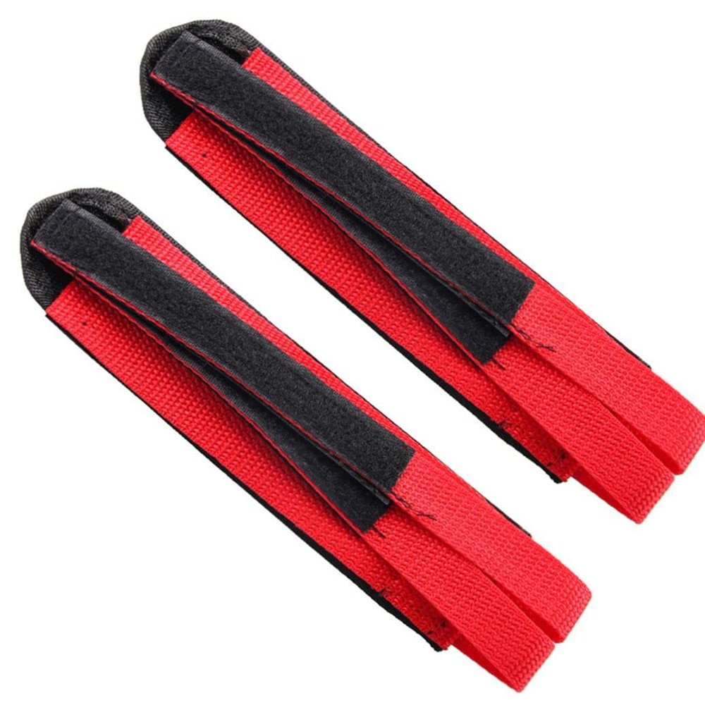 1 Pair Bike Pedal Straps Adjustable Bicycle Feet Straps Bicycle Pedal Straps Cycling Adhesive Pedal Toe Clips Straps Belt Tape for Fixed Gear Bike Peloton Bike Mountain Bicycles, red