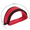 1 Pair Bike Pedal Straps Adjustable Bicycle Feet Straps Bicycle Pedal Straps Cycling Adhesive Pedal Toe Clips Straps Belt Tape for Fixed Gear Bike Peloton Bike Mountain Bicycles, red view 4