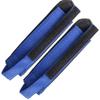 1 Pair Bike Pedal Straps, Nylon Straps with Clips Pedal Straps Mountain Bike Pedals Pedal Toe Clips Straps Tape Bike Fixie for Fixed Gear Bike Adult BMX, Mountain & Road Bicycle (Blue) view 2