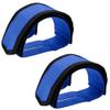 1 Pair Bike Pedal Straps, Nylon Straps with Clips Pedal Straps Mountain Bike Pedals Pedal Toe Clips Straps Tape Bike Fixie for Fixed Gear Bike Adult BMX, Mountain & Road Bicycle (Blue) view 4
