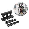 doorslay Mount Bike Rack, Bicycle Front Fork Fixed Clip,Fork Mount Bike Block with 4 Sizes Adapter for Outdoor Travel view 2