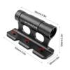 doorslay Mount Bike Rack, Bicycle Front Fork Fixed Clip,Fork Mount Bike Block with 4 Sizes Adapter for Outdoor Travel view 3