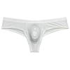 Mens Modal Bikini Boxer Briefs Underwear Male Comfy Enhance Bulge Pouch Brazilian Bikini White M view 1