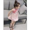 Floral Baby Princess Sleeveless Kids Dress Party Toddler Girls Cheongsam Outfits Birthday Outfits (Pink, 6-12 Months) view 2