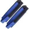 1 Pair Bike Pedal Straps Adjustable Bicycle Feet Straps Bicycle Pedal Straps Cycling Adhesive Pedal Toe Clips Straps Belt Tape for Fixed Gear Bike Peloton Bike Mountain Bicycles, Blue view 2