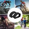 1 Pair Bike Pedal Straps Adjustable Bicycle Feet Straps Bicycle Pedal Straps Cycling Adhesive Pedal Toe Clips Straps Belt Tape for Fixed Gear Bike Peloton Bike Mountain Bicycles, Black view 2
