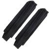 1 Pair Bike Pedal Straps Adjustable Bicycle Feet Straps Bicycle Pedal Straps Cycling Adhesive Pedal Toe Clips Straps Belt Tape for Fixed Gear Bike Peloton Bike Mountain Bicycles, Black view 3