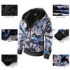Boy's Zip Up Hoodie Heavyweight Winter Sweatshirt Fleece Sherpa Lined Warm Jacket (14-16, 12#blue camouflage) view 3