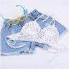 Outfit Top Swimsuit Kids Crochet Bikini Swimwear Straps Girl Clothing Girls Swimwear Guard Girls (White, S) view 4