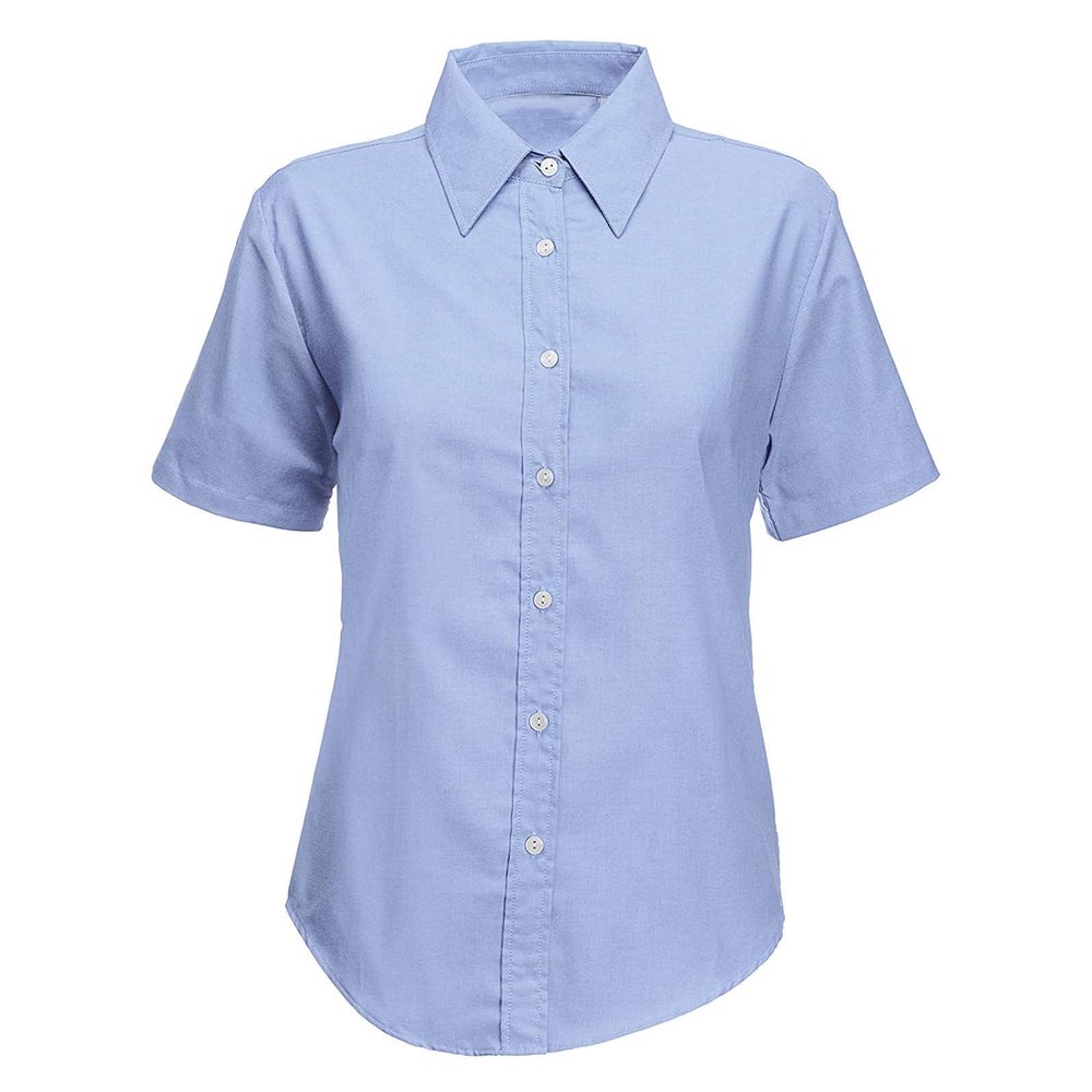 Blouse Ages Blue White Short Tops Sky Shirt Girls School 3-18 Years Sleeve Girls White Long Sleeve (Blue, 11 Years)
