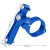 Bicycle Water Bottle Cage, Lightweight and Adjustable Bike Water Bottle Holder, Aluminum Alloy Water Bottle Cages Brackets for Bike Handlebar Seatpost Fork, Mountain Bike, Road Bike, Blue view 4