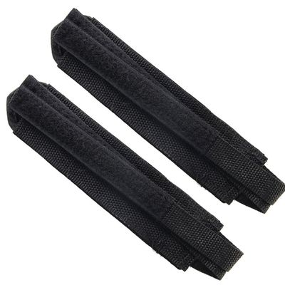 1 Pair Bike Pedal Straps, Nylon Straps with Clips Pedal Straps Mountain Bike Pedals Pedal Toe Clips Straps Tape Bike Fixie for Fixed Gear Bike Adult BMX, Mountain & Road Bicycle (Black)