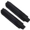 1 Pair Bike Pedal Straps, Nylon Straps with Clips Pedal Straps Mountain Bike Pedals Pedal Toe Clips Straps Tape Bike Fixie for Fixed Gear Bike Adult BMX, Mountain & Road Bicycle (Black) view 1