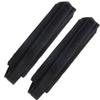 1 Pair Bike Pedal Straps, Nylon Straps with Clips Pedal Straps Mountain Bike Pedals Pedal Toe Clips Straps Tape Bike Fixie for Fixed Gear Bike Adult BMX, Mountain & Road Bicycle (Black) view 3