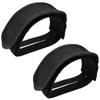 1 Pair Bike Pedal Straps, Nylon Straps with Clips Pedal Straps Mountain Bike Pedals Pedal Toe Clips Straps Tape Bike Fixie for Fixed Gear Bike Adult BMX, Mountain & Road Bicycle (Black) view 4