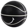 MINDCOLLISION 5/6/7 Smile Basketball, Women's PU Soft Leather Basketball, Good Dribbling and Shooting Feel, Birthday Gift, Suitable for Indoor and Outdoor Use. (8 Colors),Black,No.6 view 1